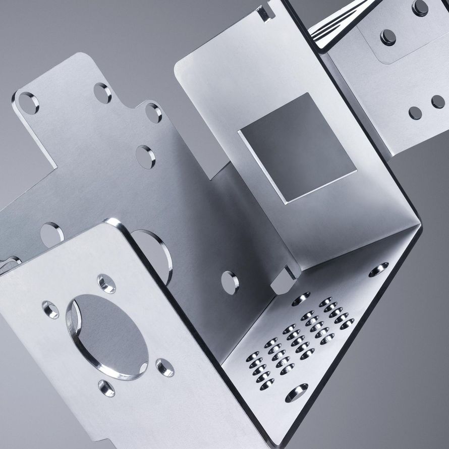 Bent metal parts